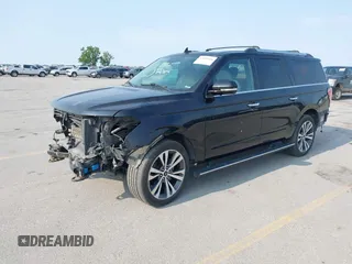 2021 Ford Expedition Max Limited with VIN 1FMJK2AT8MEA74337, listed as a IAAI auction lot 42389166 with 148,996 mi miles and . Bid and sale history available at DreamBid. Image 2.