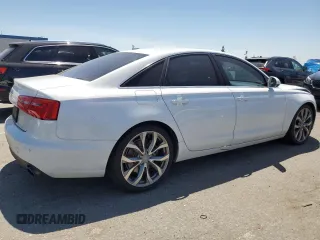 2014 Audi A6 Premium Plus with VIN WAUDFAFC6EN122800, listed as a Copart auction lot 57703495 with 176,272 mi miles and Clean title. Bid and sale history available at DreamBid. Image 3.