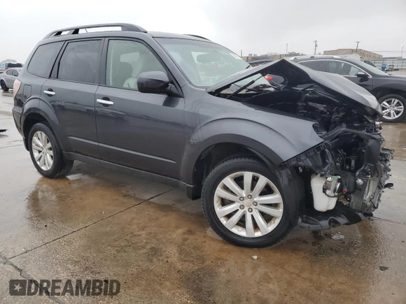 2012 Subaru Forester X Premium with VIN JF2SHBDC1CH431262, listed as a Copart auction lot 44617495 with Not Provided miles and Salvage Title. Bid and sale history available at DreamBid. Image 4.