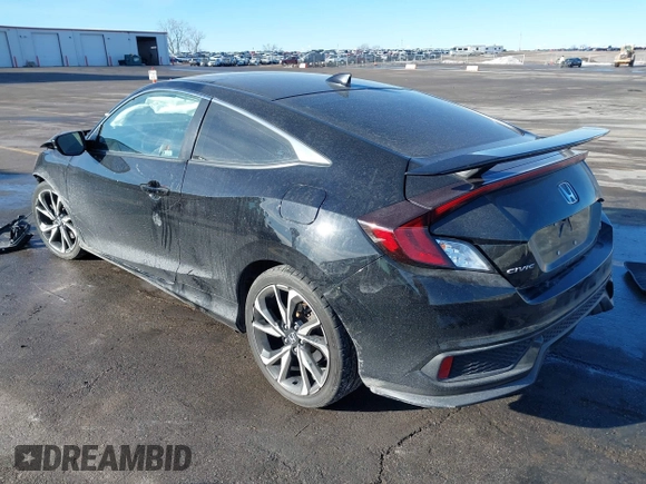 2019 Honda Civic Si with VIN 2HGFC3A52KH751629, listed as a IAAI auction lot 41644966 with 81,580 mi miles and . Bid and sale history available at DreamBid. Image 3.