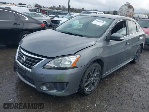 2015 Nissan Sentra SV with VIN 3N1AB7AP9FY311673, listed as a IAAI auction lot 41588267 with 116,956 mi miles and . Bid and sale history available at DreamBid. Image 2.
