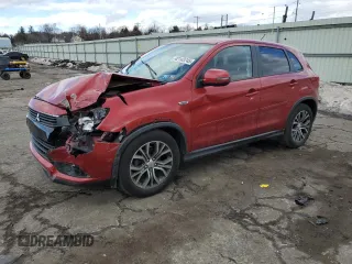 2016 Mitsubishi Outlander Sport 2.4 SE with VIN JA4AP3AW1GZ024117, listed as a Copart auction lot 42143745 with 87,912 mi miles and Salvage Title. Bid and sale history available at carsss.com. Image 1.