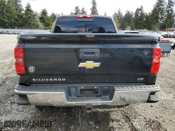 2015 Chevrolet Silverado 1500 LTZ with VIN 3GCUKSEC6FG473450, listed as a Copart auction lot 49487785 with 196,988 mi miles and Salvage Title. Bid and sale history available at carsss.com. Image 6.