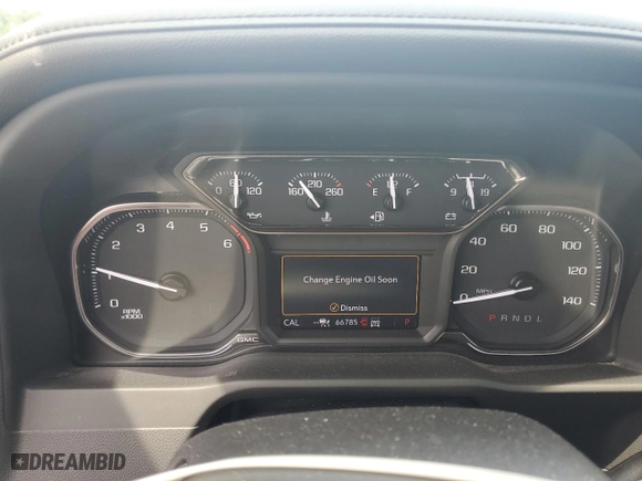 2022 GMC Sierra 1500 Limited SLT with VIN 3GTU9DED4NG118565, listed as a Copart auction lot 65310964 with 66,785 mi miles and Salvage Title. Bid and sale history available at carsss.com. Image 9.