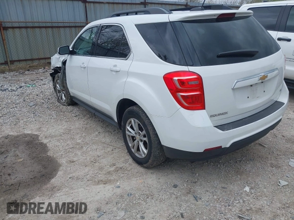 2017 Chevrolet Equinox LT with VIN 2GNALCEK8H1555728, listed as a IAAI auction lot 42039489 with 109,139 mi miles. Bid and sale history available at carsss.com. Image 3.