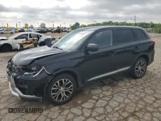 2018 Mitsubishi Outlander ES with VIN JA4AZ3A30JJ005144, listed as a Copart auction lot 61448245 with 157,978 mi miles and Salvage title. Bid and sale history available at DreamBid. Image 1.