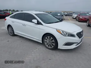 2015 Hyundai Sonata 2.4L Sport with VIN 5NPE34AF1FH042454, listed as a IAAI auction lot 41799812 with 132,859 mi miles. Bid and sale history available at carsss.com. Image 1.