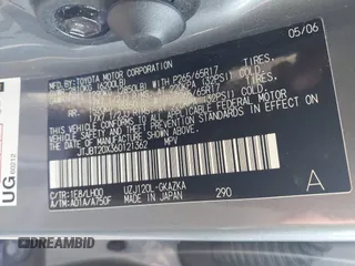 2006 Lexus GX 470 z VIN JTJBT20X360121362, wystawiony jako IAAI lot #42324719 z przebiegiem 116 272 mil mil oraz . Historia ofert i sprzedaży dostępna na DreamBid. Obrazek 9.