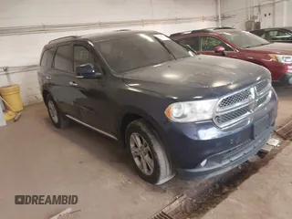 2013 Dodge Durango Crew with VIN 1C4RDHDG9DC659362, listed as a IAAI auction lot 42698930 with 199,513 mi miles and . Bid and sale history available at DreamBid. Image 1.