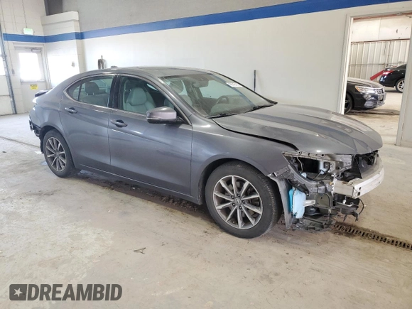 2019 Acura TLX w/Technology Pkg with VIN 19UUB1F56KA002001, listed as a Copart auction lot 46343405 with 80,161 mi miles and Salvage Title. Bid and sale history available at carsss.com. Image 4.