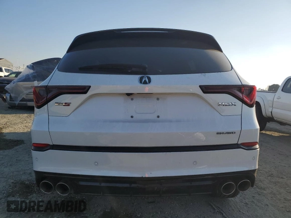 2024 Acura MDX Type S w/Advance Package with VIN 5J8YD8H83RL001172, listed as a Copart auction lot 42993295 with 16,779 mi miles and Salvage Title. Bid and sale history available at carsss.com. Image 6.