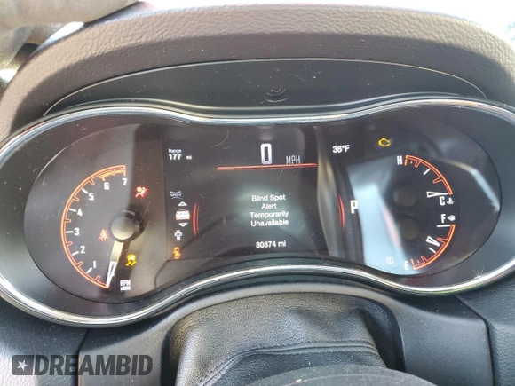 2017 Dodge Durango Citadel with VIN 1C4SDJET6HC814038, listed as a Copart auction lot 87161664 with 80,874 mi miles and Salvage Title. Bid and sale history available at DreamBid. Image 9.
