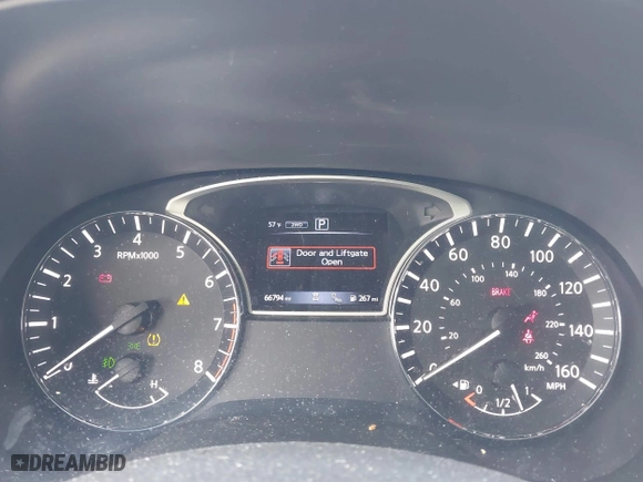 2019 Nissan Pathfinder S with VIN 5N1DR2MM6KC591691, listed as a IAAI auction lot 41803630 with 66,794 mi miles. Bid and sale history available at carsss.com. Image 7.