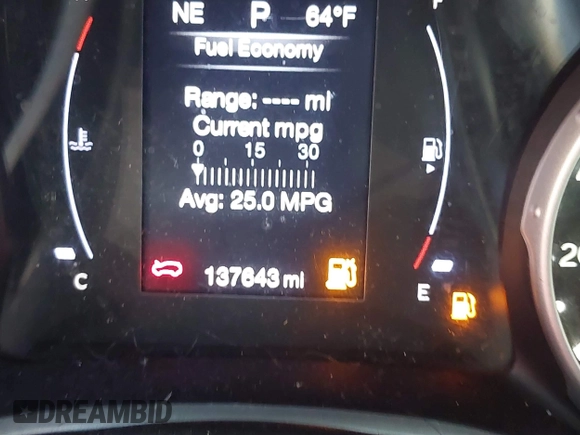 2018 Jeep Compass Altitude with VIN 3C4NJDBB2JT418914, listed as a IAAI auction lot 41759891 with 137,643 mi miles and . Bid and sale history available at carsss.com. Image 15.