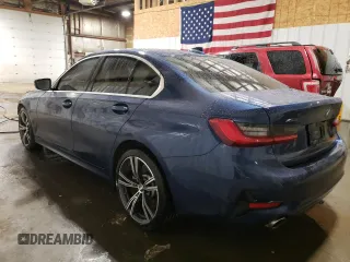 2021 BMW 3 Series 330i xDrive with VIN 3MW5R7J05M8B65599, listed as a Copart auction lot 51707945 with 50,278 mi miles and Salvage Title. Bid and sale history available at DreamBid. Image 2.