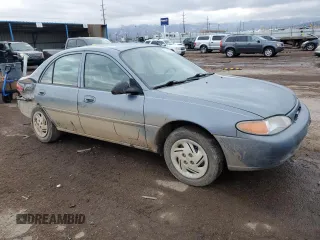 1999 Ford Escort LX with VIN 1FAFP10P6XW217588, listed as a Copart auction lot 81360454 with 78,977 mi miles and Salvage Title. Bid and sale history available at carsss.com. Image 4.