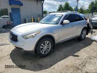 2012 Infiniti FX with VIN JN8AS1MU4CM122055, listed as a Copart auction lot 55998975 with 92,218 mi miles and Salvage title. Bid and sale history available at DreamBid. Image 1.