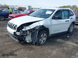 2015 Jeep Cherokee Sport with VIN 1C4PJLAB1FW531355, listed as a IAAI auction lot 41463825 with 130,533 mi miles. Bid and sale history available at carsss.com. Image 17.