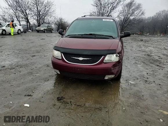 2002 Chrysler Town & Country LXi with VIN 2C8GP54L02R748587, listed as a Copart auction lot 43621485 with 161,646 mi miles and Salvage Title. Bid and sale history available at carsss.com. Image 11.