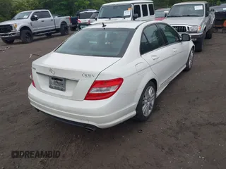 2009 Mercedes-Benz C-Class 3.0L Sport with VIN WDDGF54X59R054278, listed as a IAAI auction lot 42090960 with 107,179 mi miles. Bid and sale history available at carsss.com. Image 4.