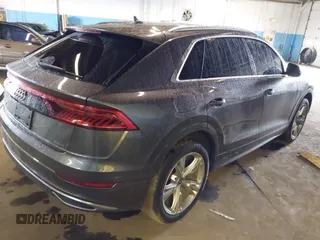 2019 Audi Q8 Premium Plus with VIN WA1BVAF10KD010002, listed as a IAAI auction lot 42326499 with 68,585 mi miles and . Bid and sale history available at DreamBid. Image 4.