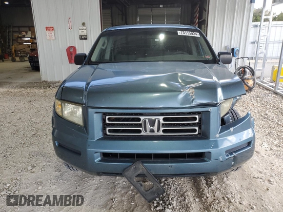 2006 Honda Ridgeline RT with VIN 2HJYK16216H550030, listed as a Copart auction lot 73115034 with 227,375 mi miles and Salvage Title. Bid and sale history available at carsss.com. Image 5.