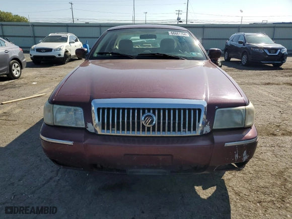 2007 Mercury Grand Marquis GS Convenience with VIN 2MEFM74W47X620446, listed as a Copart auction lot 68881154 with 132,884 mi miles and Salvage Title. Bid and sale history available at carsss.com. Image 5.