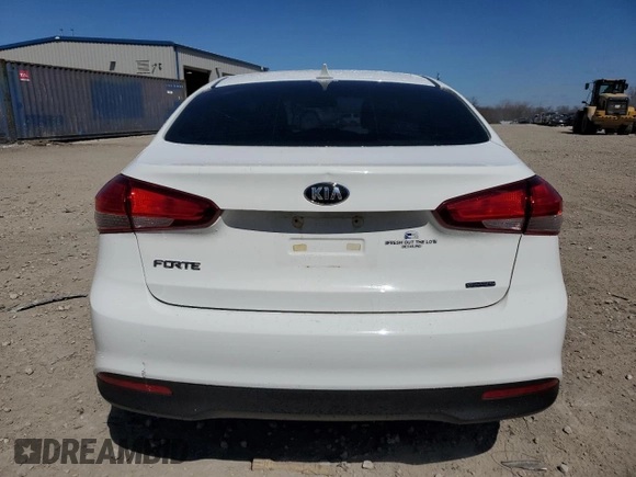 2017 Kia Forte LX with VIN 3KPFK4A70HE086274, listed as a Copart auction lot 53065645 with 127,926 mi miles and Non Repairable. Bid and sale history available at carsss.com. Image 6.
