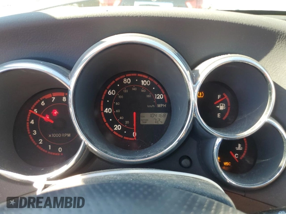 2005 Pontiac Vibe with VIN 5Y2SL66845Z466260, listed as a Copart auction lot 80899344 with 104,168 mi miles and Clean Title. Bid and sale history available at carsss.com. Image 9.