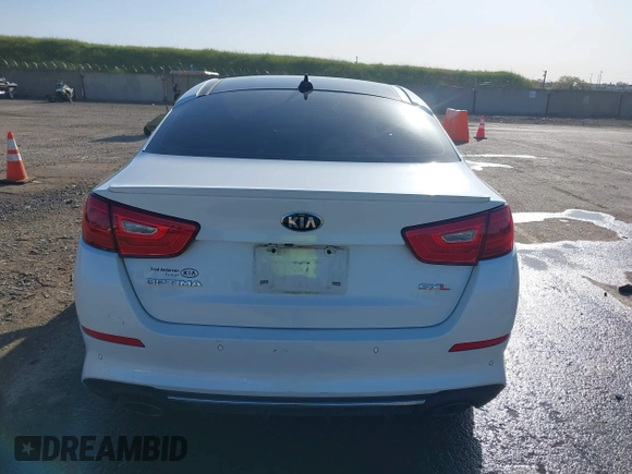 2015 Kia Optima SXL Turbo with VIN 5XXGR4A6XFG412013, listed as a IAAI auction lot 41960226 with 143,745 mi miles and . Bid and sale history available at DreamBid. Image 16.