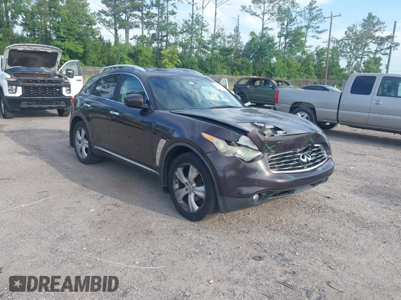 2010 Infiniti FX with VIN JN8AS1MW7AM855604, listed as a IAAI auction lot 42604122 with 188,605 mi miles and . Bid and sale history available at DreamBid. Image 1.