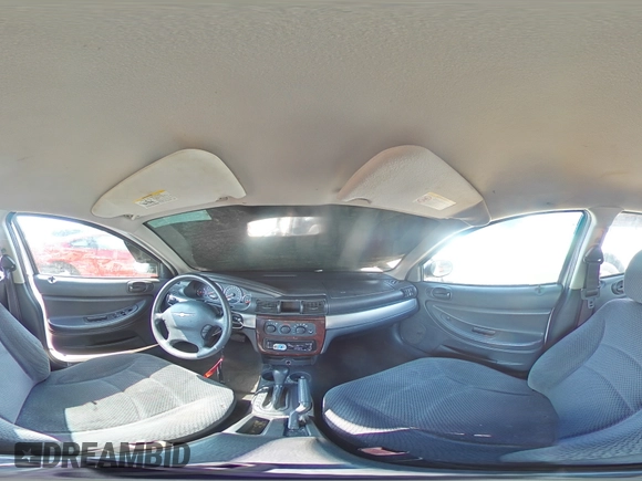 2006 Chrysler Sebring with VIN 1C3EL46X96N191300, listed as a Copart auction lot 71210704 with 216,589 mi miles and Salvage title. Bid and sale history available at DreamBid. Image 13.