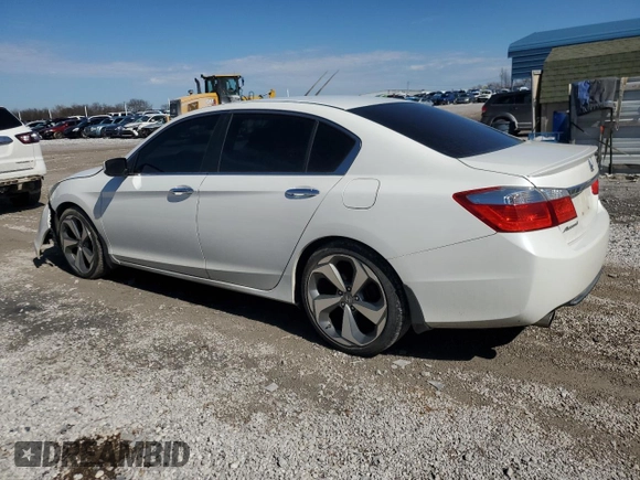 2013 Honda Accord Sport with VIN 1HGCR2F58DA121877, listed as a Copart auction lot 46155875 with 149,664 mi miles and Salvage Title. Bid and sale history available at DreamBid. Image 2.