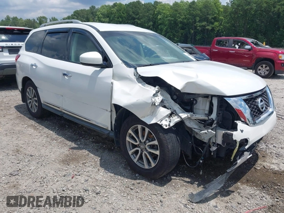 2013 Nissan Pathfinder SL with VIN 5N1AR2MM1DC649521, listed as a IAAI auction lot 42640095 with 143,503 mi miles and . Bid and sale history available at DreamBid. Image 1.