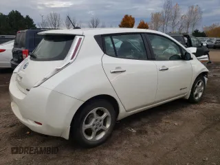 2015 Nissan LEAF SV with VIN 1N4AZ0CP0FC304221, listed as a Copart auction lot 65046292 with 128,625 mi miles. Bid and sale history available at carsss.com. Image 4.