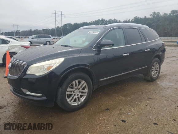 2014 Buick Enclave Convenience with VIN 5GAKRAKD9EJ245399, listed as a Copart auction lot 45999085 with 130,468 mi miles and Salvage Title. Bid and sale history available at carsss.com. Image 1.