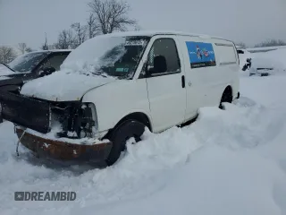 2007 Chevrolet Express Cargo z VIN 1GCFG15X471218030, wystawiony jako Copart lot #45270615 z przebiegiem Nie podano mil oraz Szkoda całkowita • Salvage title. Historia ofert i sprzedaży dostępna na DreamBid. Obrazek 1.