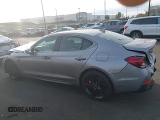 2021 Genesis G70 3.3T with VIN KMTG34LE2MU075898, listed as a IAAI auction lot 41375438 with 41,429 mi miles and . Bid and sale history available at DreamBid. Image 15.