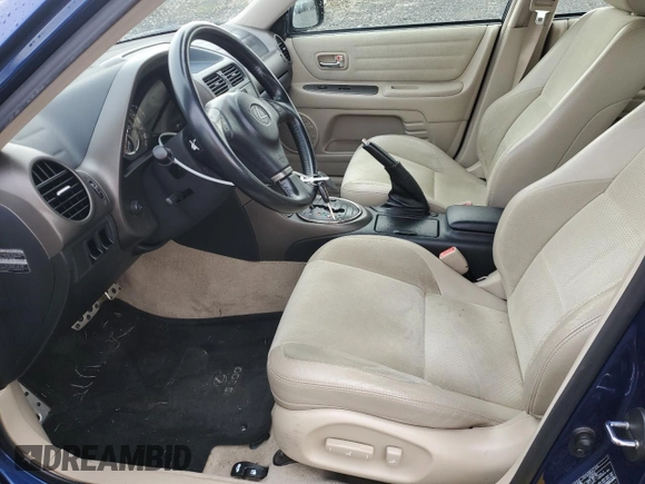 2001 Lexus IS 300/350 z VIN JTHBD182310009462, wystawiony jako Copart lot #49626755 z przebiegiem 97 202 mil mil oraz Szkody całkowita. Historia ofert i sprzedaży dostępna na DreamBid. Obrazek 7.