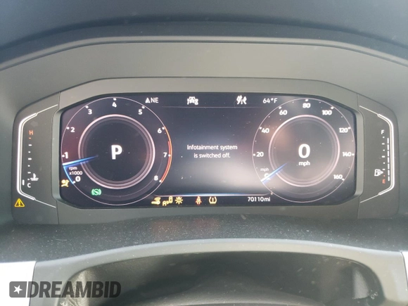2020 Volkswagen Atlas SEL R-Line с VIN 1V2RE2CA2LC226065, выставлен на аукционе Copart как лот 42073824 с пробегом 70 110 миль миль и . История ставок и продаж доступна на DreamBid. Изображение 9.