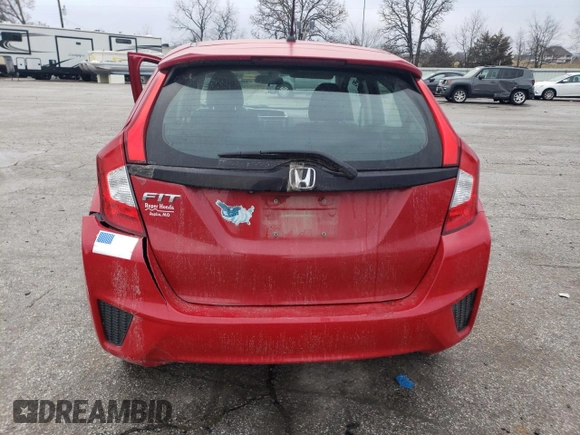 2015 Honda Fit LX with VIN 3HGGK5H57FM777210, listed as a Copart auction lot 43087335 with 96,147 mi miles and Salvage title. Bid and sale history available at DreamBid. Image 6.