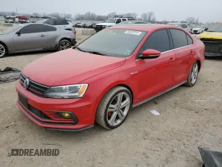 2016 Volkswagen Jetta Sedan 2.0T GLI SE with VIN 3VW5T7AJ1GM243348, listed as a Copart auction lot 86398744 with 126,372 mi miles and Salvage Title. Bid and sale history available at carsss.com. Image 1.