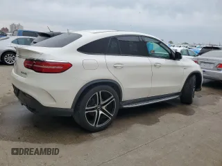 2019 Mercedes-Benz GLE 43 AMG with VIN 4JGED6EB7KA153944, listed as a Copart auction lot 50173945 with 118,802 mi miles and Salvage title. Bid and sale history available at DreamBid. Image 3.