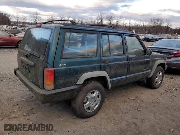 1997 Jeep Cherokee SE with VIN 1J4FJ28S0VL546175, listed as a Copart auction lot 89046155 with 0 mi miles and Non Repairable. Bid and sale history available at carsss.com. Image 3.