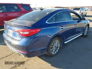 2015 Hyundai Sonata 2.4L Sport with VIN 5NPE34AF5FH011725, listed as a IAAI auction lot 40838027 with 122,472 mi miles. Bid and sale history available at carsss.com. Image 4.