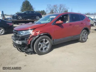 2018 Honda CR-V EX with VIN 2HKRW2H58JH645615, listed as a Copart auction lot 48542325 with 149,873 mi miles and Salvage Title. Bid and sale history available at carsss.com. Image 1.