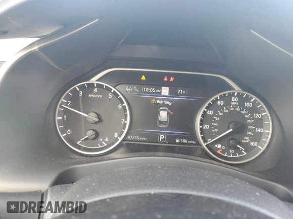 2020 Nissan Murano SL with VIN 5N1AZ2CJ3LN120680, listed as a Copart auction lot 53188185 with 47,745 mi miles and Salvage title. Bid and sale history available at DreamBid. Image 9.