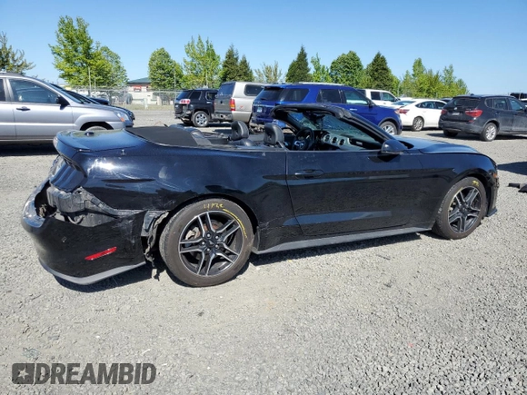 2018 Ford Mustang EcoBoost Premium with VIN 1FATP8UH4J5133507, listed as a Copart auction lot 55310735 with 93,492 mi miles and Salvage title. Bid and sale history available at DreamBid. Image 3.