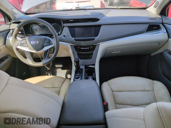 2020 Cadillac XT5 Premium Luxury FWD with VIN 1GYKNCRS9LZ161604, listed as a Copart auction lot 74671044 with Not Provided miles and Non Repairable. Bid and sale history available at DreamBid. Image 8.
