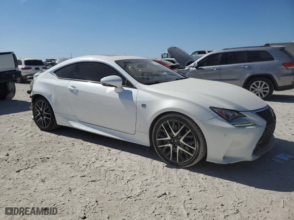 2016 Lexus RC 200t with VIN JTHHA5BC3G5004141, listed as a Copart auction lot 77472564 with NaN miles and Salvage Title. Bid and sale history available at carsss.com. Image 4.